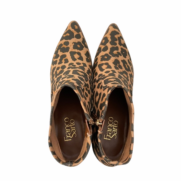 NWOT Franco Sarto | Women’s Leopard Ankle Boots - Picture 3 of 8